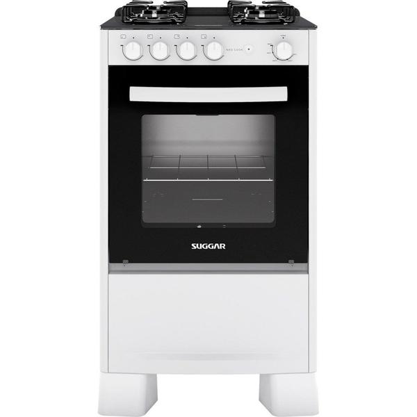 Imagem de Fogão Mesa de Vidro 4 Queimadores Neo Cook Bivolt Branco