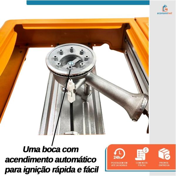 Imagem de Fogão Portátil A Gás Com Acendimento Automático Camping