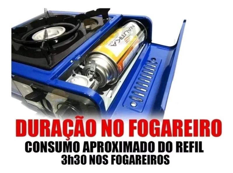 Imagem de Fogão Portátil Fogareiro A Gás Acende Automático Preto 1boca