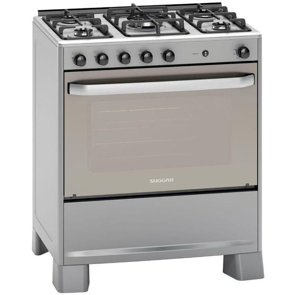 Imagem de Fogão Suggar Select 5 Queimadores Prata Inox FGISL510PRIX Bivolt