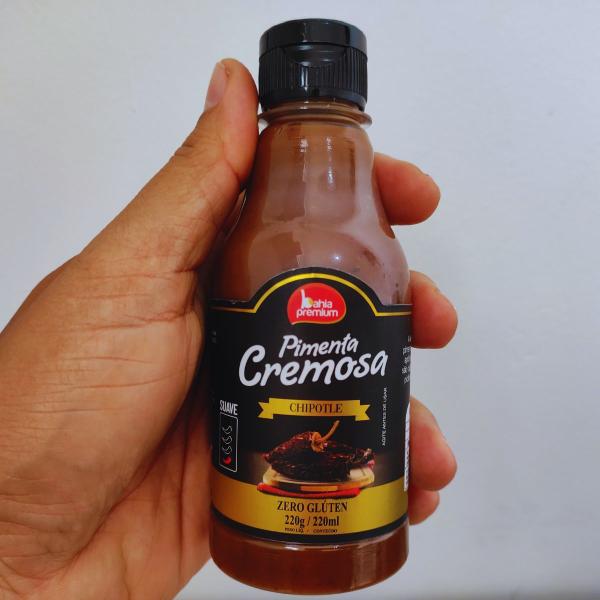 Imagem de Fogareiro Barro Cerâmica Grande Preto Cinza Rústico Carvão Lenha Álcool Molho Cremoso Trinidad Scorpion e Chipotle 200ml