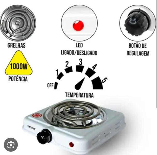 Imagem de Fogareiro Eletrico  1000w 127 w startools