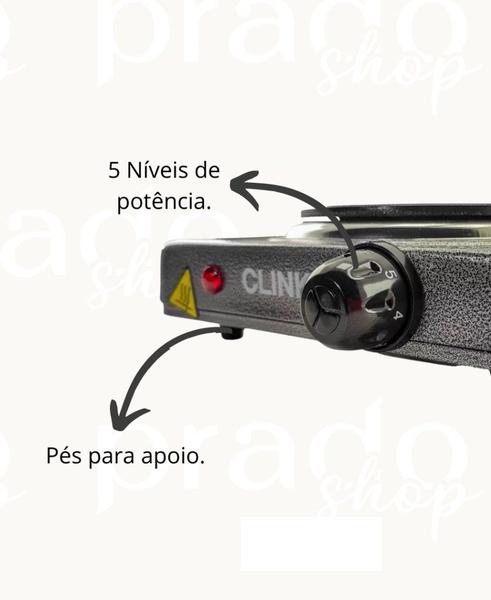 Imagem de Fogareiro Elétrico 2 Bocas 2000W 127v - Clink