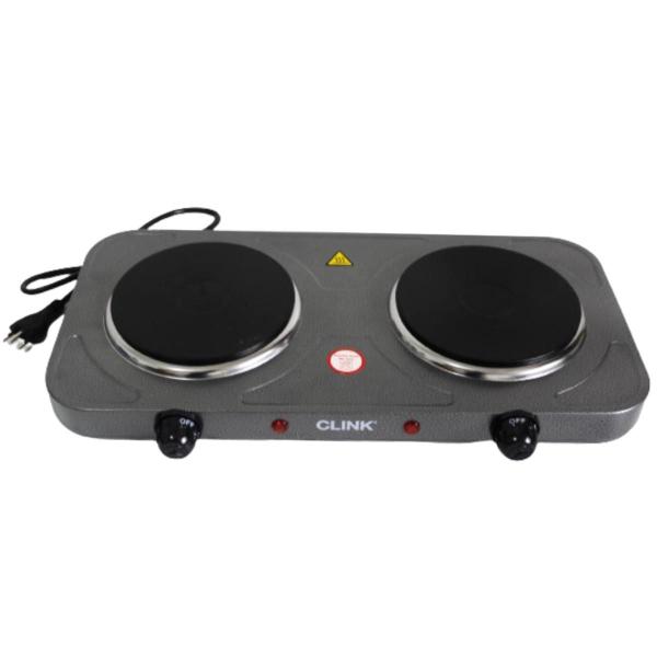 Imagem de Fogareiro Fogão Cooktop Elétrico Duas Bocas Chapa 110v Portatil 2000w