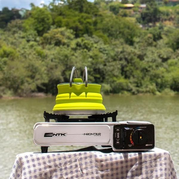 Imagem de Fogareiro Frontier Flex Nautika Camping Gás Portátil Branco