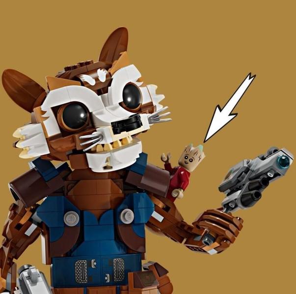 Imagem de Foguete E Bebê Groot - Lego 76282