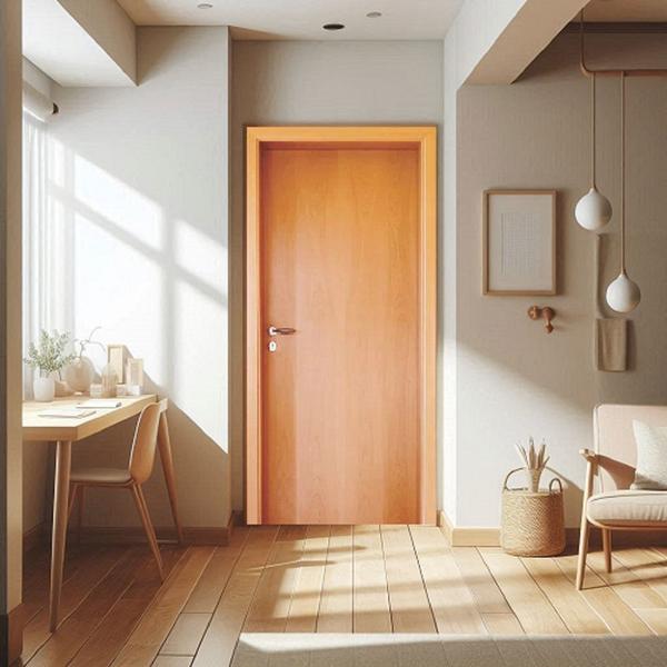 Folha de Porta 210x80cm Verniz Lisa Semi Solida Mapaf Imagem de Folha de Porta 210x80cm Verniz Lisa Semi Solida Mapaf