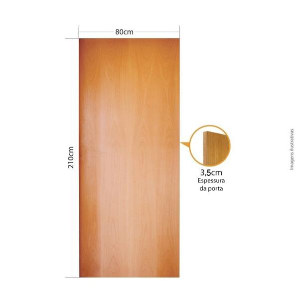Folha de Porta 210x80cm Verniz Lisa Semi Solida Mapaf Imagem de Folha de Porta 210x80cm Verniz Lisa Semi Solida Mapaf