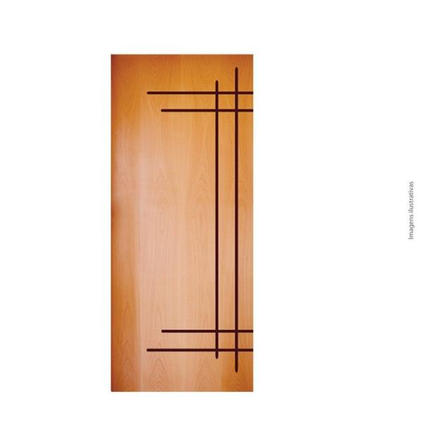 Imagem de Folha de Porta 210x82cm Semi Solida Modelo 190 Mapaf