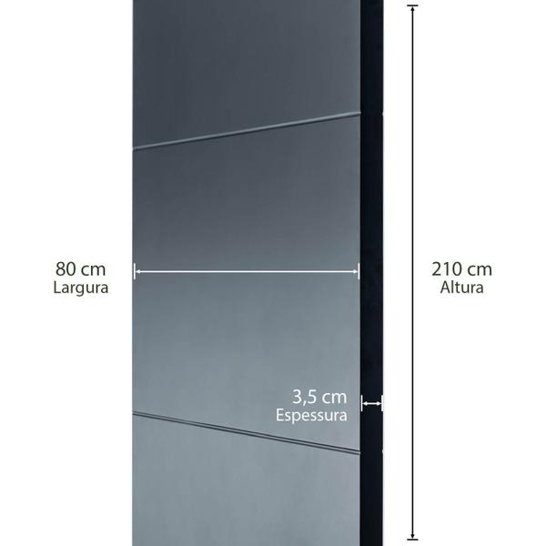 Imagem de Folha de Porta Frisada 210cmx80cmx3,5cm Casablanca