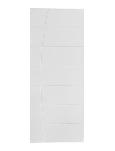 Imagem de Folha de Porta Frisada Madeira Solida MDP Branco UV Acabado 210x80x3,5cm Elegance