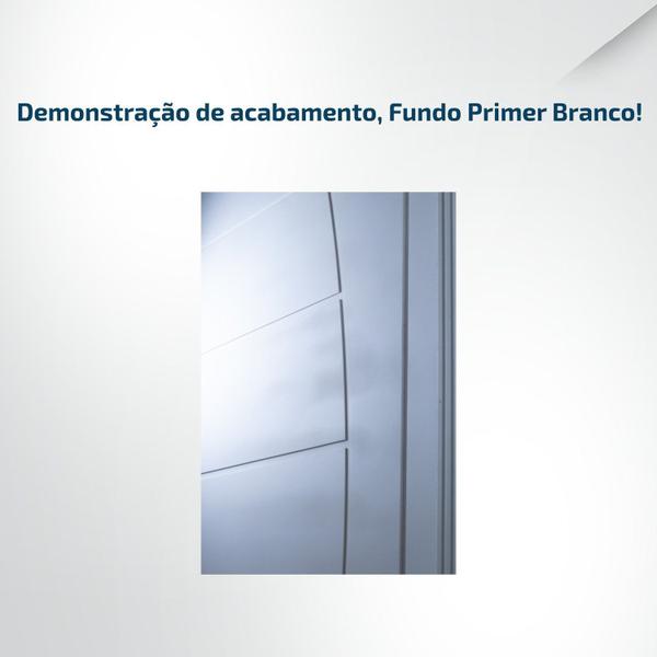 Imagem de Folha de Porta Maciça 210x72cm Eucalipto Pm78 Solar Cruzeiro Portas Fundo Primer Branco