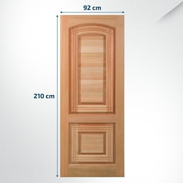 Imagem de Folha de Porta Maciça 210x92cm Eucalipto Pm28 Master Cruzeiro Portas Nude