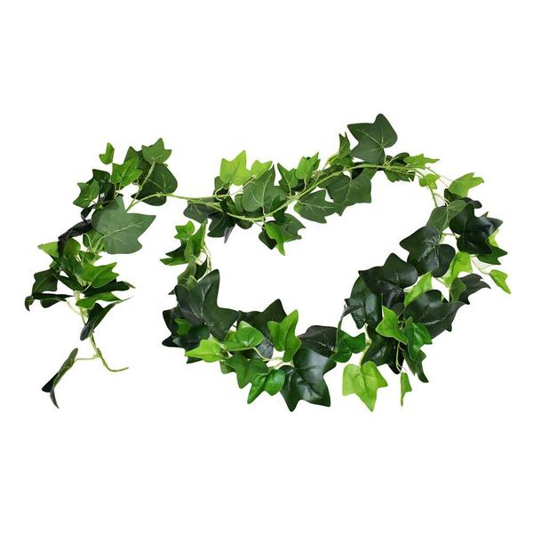 Imagem de Folha Hera Corrente de Pendurar Real Toque Verde Artificial 1,9m Florarte