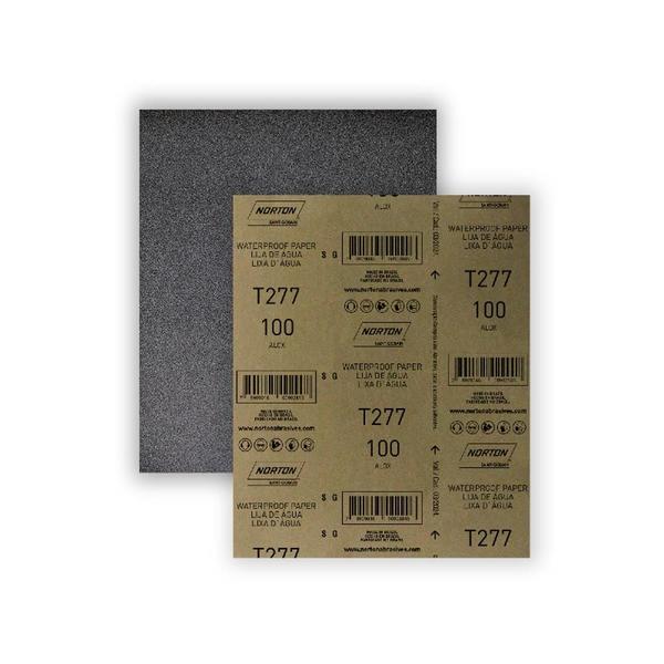 Imagem de Folha Lixa D'água T277 230X280mm PT200 (Kit c/ 25) Norton