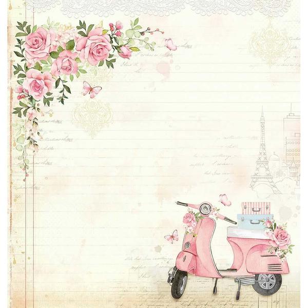 Imagem de Folha para Scrapbook Dupla Face - Mon Monde Rose - SD-1176