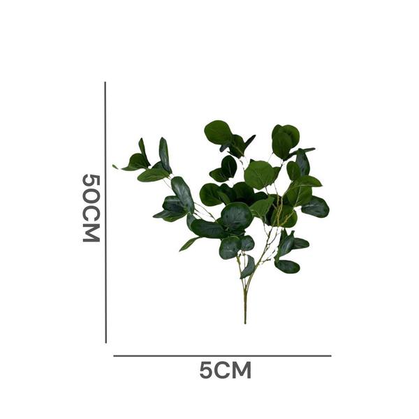 Folhagem Galho Verde para Decoração 50cm Decoromax Imagem de Folhagem Galho Verde para Decoração 50cm Decoromax