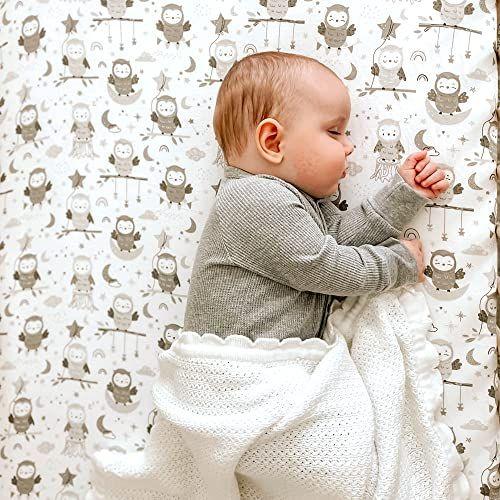 Imagem de Folhas equipadas com bassinet para Chicco LullaGo Anywhere, Baby Bjorn Cradle e 14 x 29 Colchão Pad  Snuggly Soft 100% Jersey Cotton  2 Pack