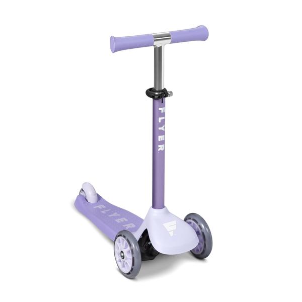 Imagem de Folheto de rádio para scooter infantil Flyer Glider Jr. Roxo de 2 a 5 anos