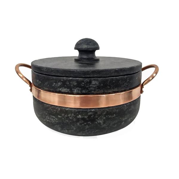 Fondue 27cm Panela 500ml Forma para Pizza 27cm Pilão Almofariz - Arte Nativa Pedras Imagem de Fondue 27cm Panela 500ml Forma para Pizza 27cm Pilão Almofariz