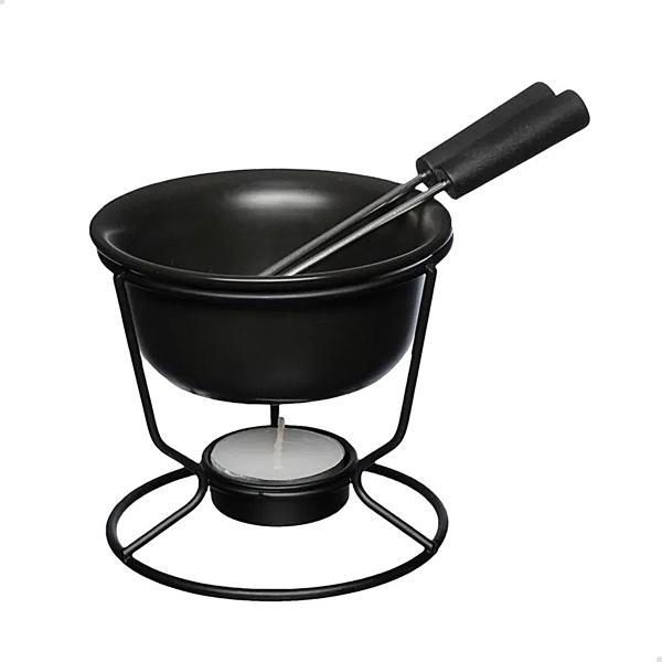 Imagem de Fondue Doce Mini 2 Pessoas Doce Chocolate Frutas Oferta Halle Preto