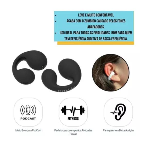 Imagem de Fone Ambie Sound Earcuffs Fone De Ouvido Bluetooth Open-Ear