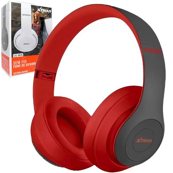 Imagem de Fone Bluetooth 5.0 Sem Fio Headset Extra Bass Xtrad LC 815