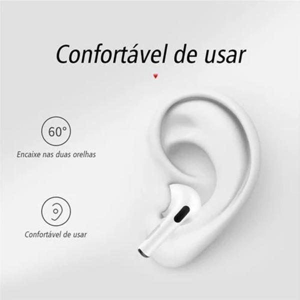 Imagem de Fone Bluetooth Branco Caixinha Para Moto E20 / E7