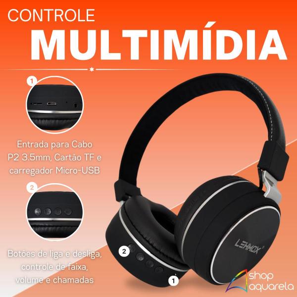 Imagem de Fone Bluetooth de Ouvido Sem Fio Headset Microfone TWS Wireless Gamer 