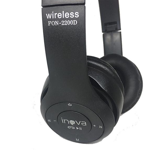 Imagem de Fone Bluetooth inova FON-2200D com Microfone e Rádio Digital