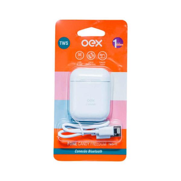 Imagem de Fone bluetooth oex candy freedom tws11 branco