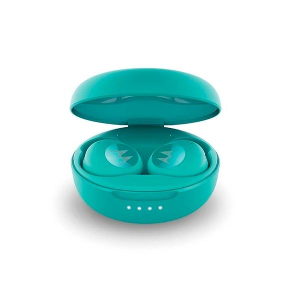 Imagem de Fone Bluetooth Original Motorola Moto Buds 250, 6h de Reprodução com Carregamento sem fio - Verde