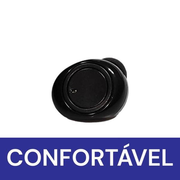 Imagem de Fone Bluetooth Preto Conforto Premium Compatível Com Moto G9