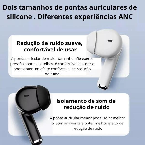 Imagem de Fone Bluetooth Realfit F3 ANC Cancelamento De Ruido