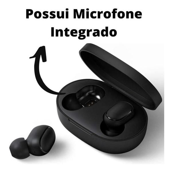 Imagem de Fone Bluetooth Sem Fio Preto Para Samsung Galaxy M23