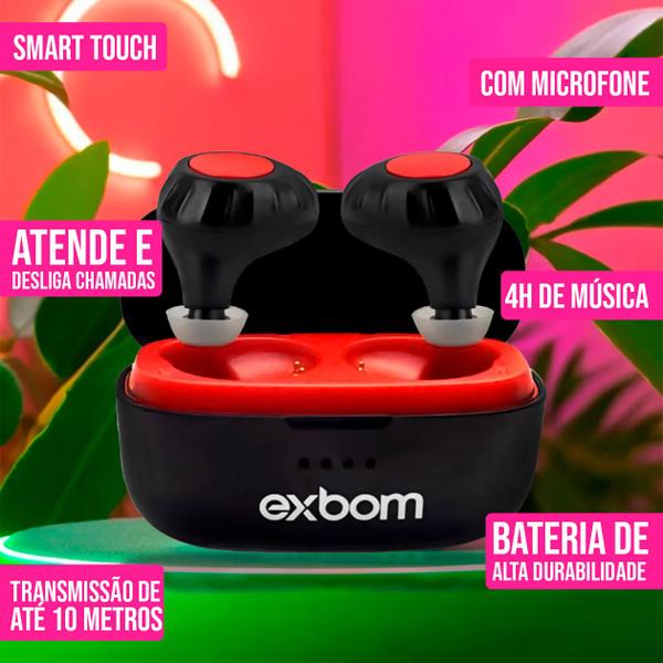 Imagem de Fone Bluetooth Stéreo Mini Intra-auricular Duplo Microfone