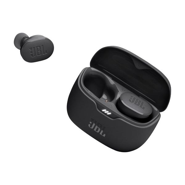 Imagem de Fone bluetooth Tune Buds TWS, Preto, Com cancelamento de ruídos, Resistente à água e poeira, JBLTBUDSBLK, HARMAN JBL  HARMAN JBL