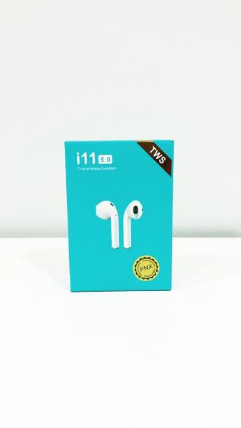 Imagem de Fone Bluetooth TWS i11 5.0 Branco - Touch, Redução de Ruído