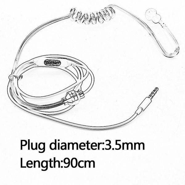 Imagem de Fone de ouvido anti-radiação Air Tube para celular de 3,5 mm