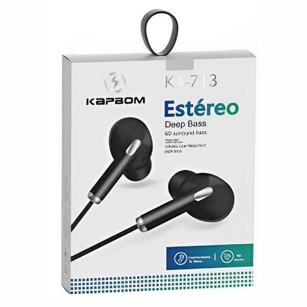 Imagem de Fone de Ouvido Auricular com Fio Kapbom - KA-713