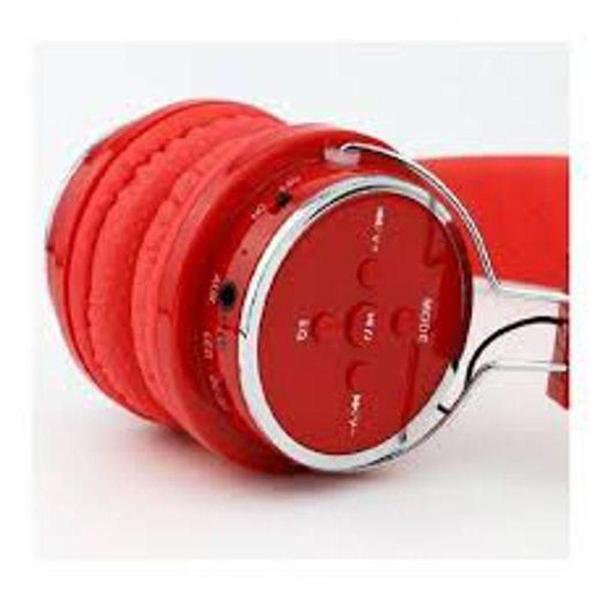 Fone De Ouvido B05 Wireless Mp3 Fm Bluetooth Vermelho - GOLDENUTRA Imagem de Fone De Ouvido B05 Wireless Mp3 Fm Bluetooth Vermelho