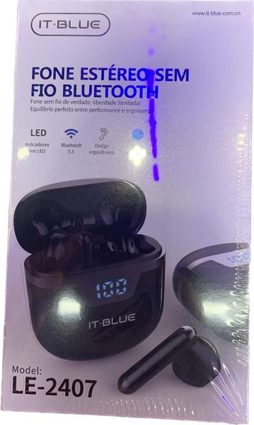 Imagem de Fone De Ouvido Bluetooth 5.0 Visor Digital It-Blue Le-2407