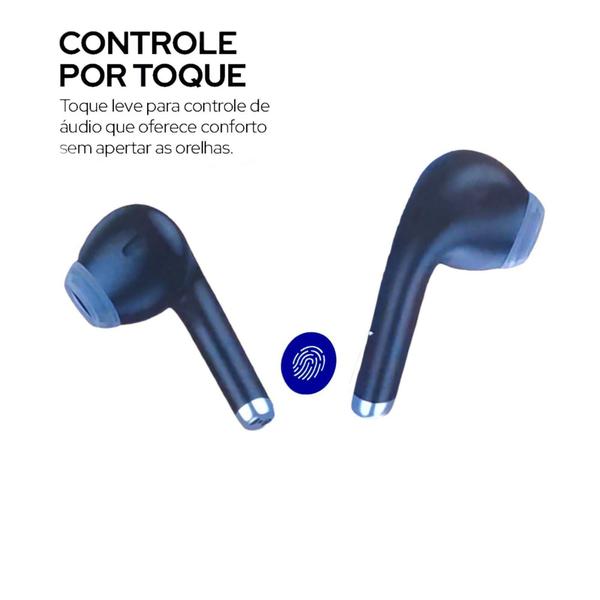 Imagem de Fone De Ouvido Bluetooth 5.1 Sem Fio Anti Ruído Auricular para Celular - INOVA