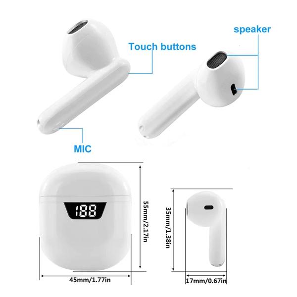 Imagem de Fone De Ouvido Bluetooth 5.3 Áudio Estéreo Alta Definição Binaural LE2407