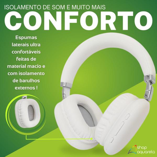 Imagem de Fone de Ouvido Bluetooth 5.3 Headset sem Fio Anti-ruído Original Basike 