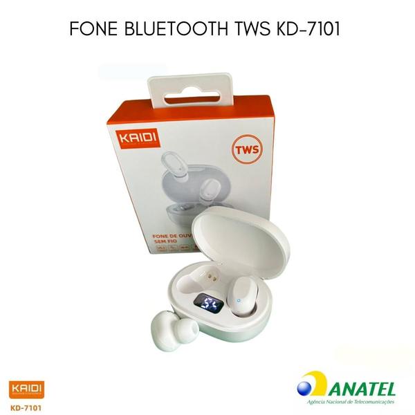 Imagem de Fone De Ouvido Bluetooth 5.3 S/fio Tws Lançamento Compatível com Android e iOS KD-7101