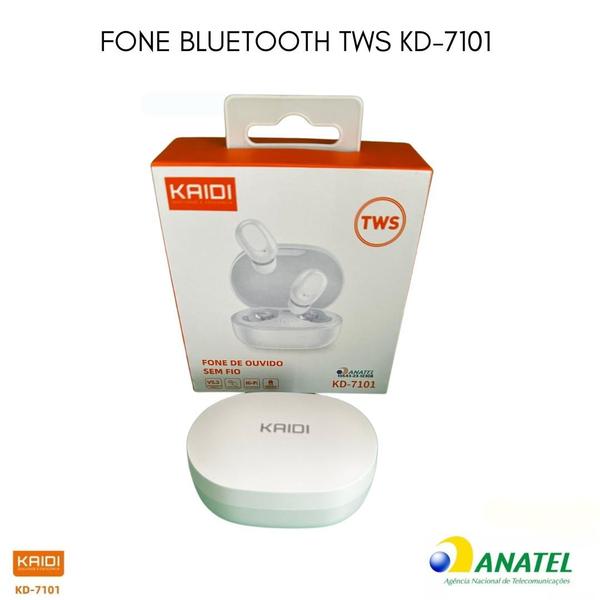 Imagem de Fone De Ouvido Bluetooth 5.3 S/fio Tws Lançamento Compatível com Android e iOS KD-7101