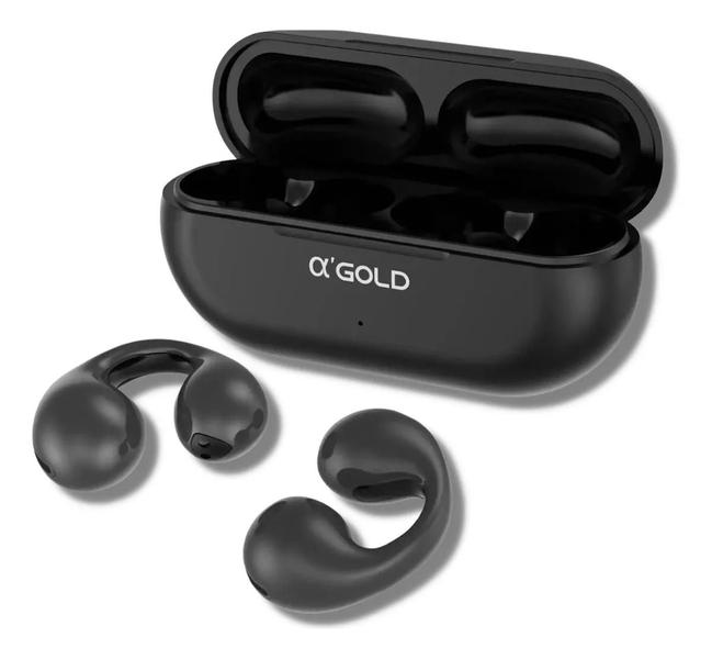 Imagem de Fone De Ouvido Bluetooth Agold Tipo Brinco Earcuffs 5.3 Clip