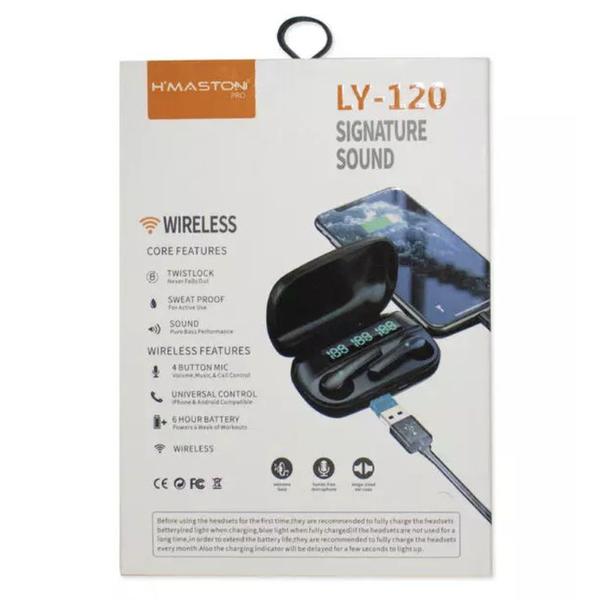 Imagem de Fone De Ouvido Bluetooth C Função Carregador Portátil Ios LY-120