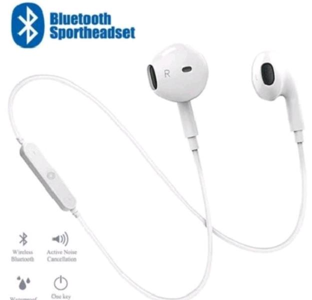 Imagem de Fone de ouvido Bluetooth com fio esportivo 